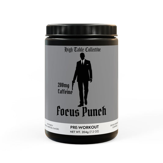 High Table Collective "Focus Punch" Pre-Workout Supplement, Fruit Punch (204g, 7.1oz)