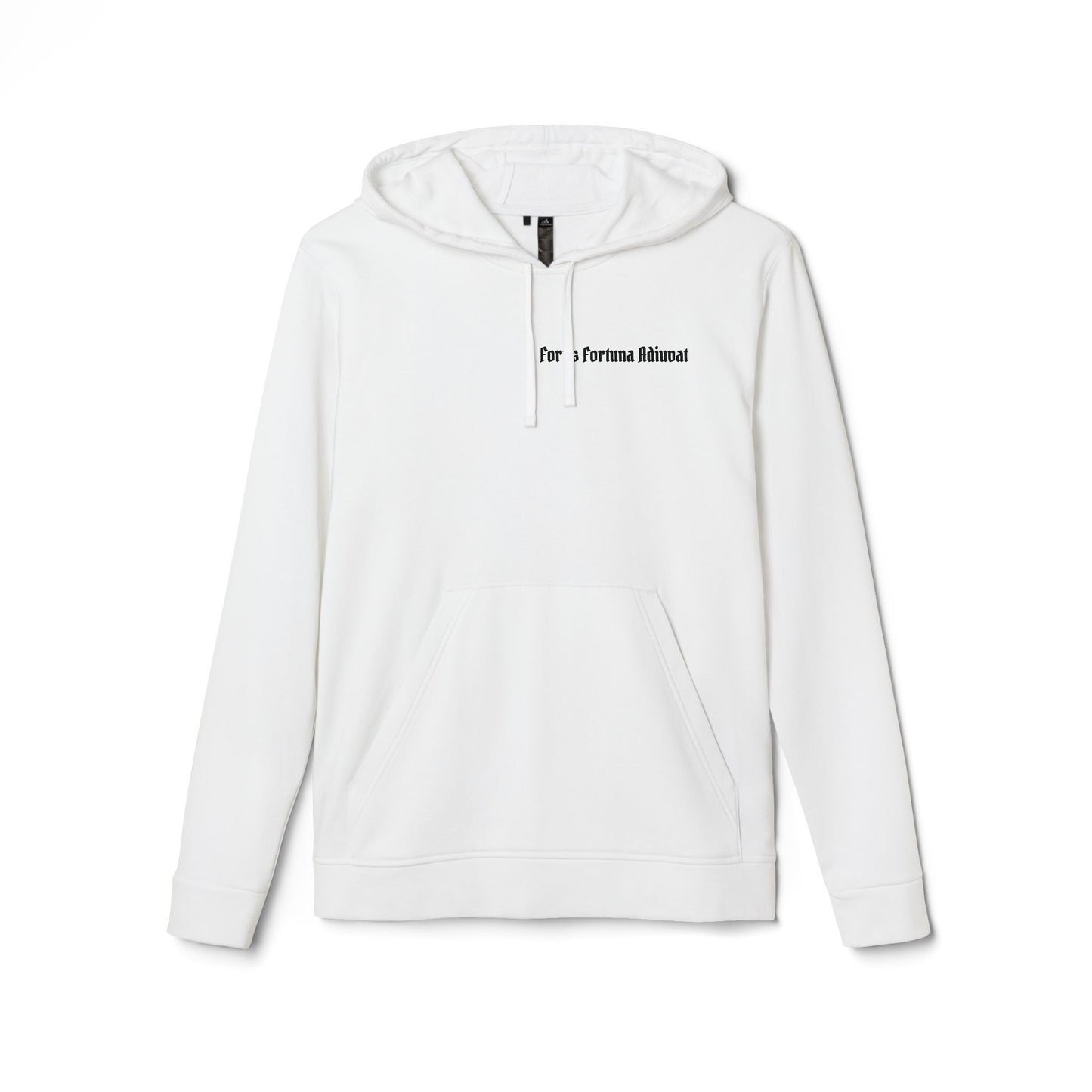 High Table Collective Adidas Fleece Hoodie Latin Saying 'Fortis Fortuna Adiuvat' Gym Motivation