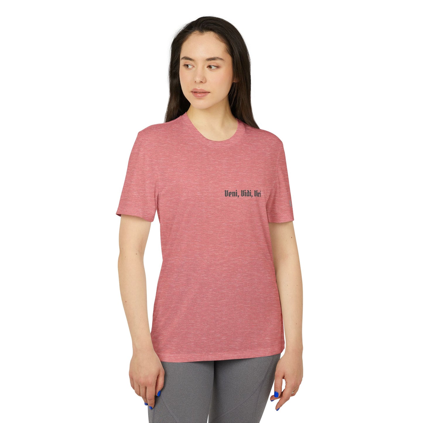 High Table Collective Adidas Athletic Sport T-shirt with Latin Saying 'Veni, Vidi, Vici'