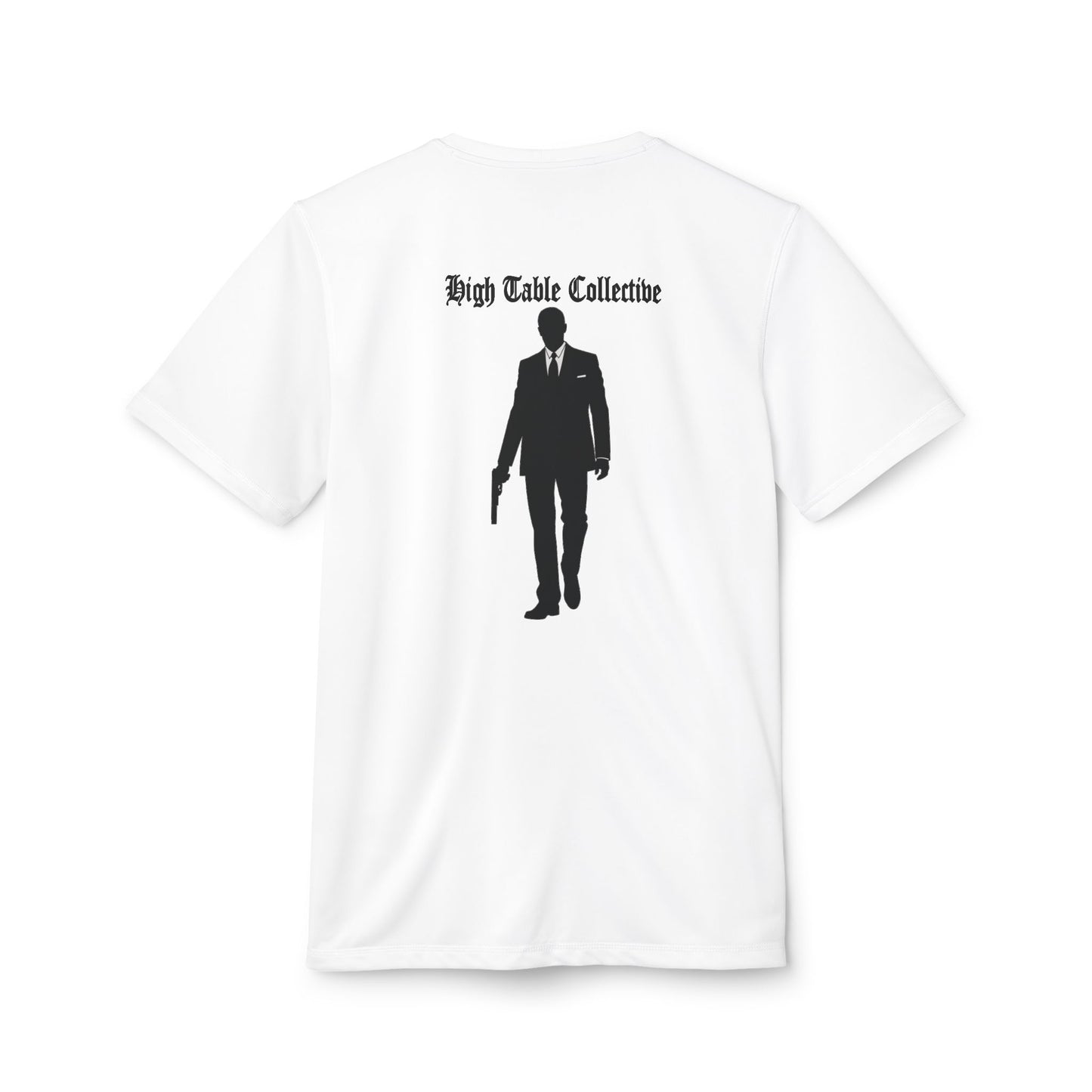 High Table Collective Adidas Unisex Sport T-shirt with Latin Saying 'Vincit Qui Se Vincit'