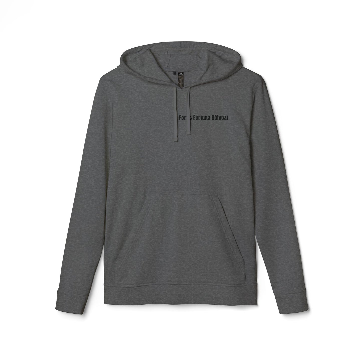 High Table Collective Adidas Fleece Hoodie Latin Saying 'Fortis Fortuna Adiuvat' Gym Motivation