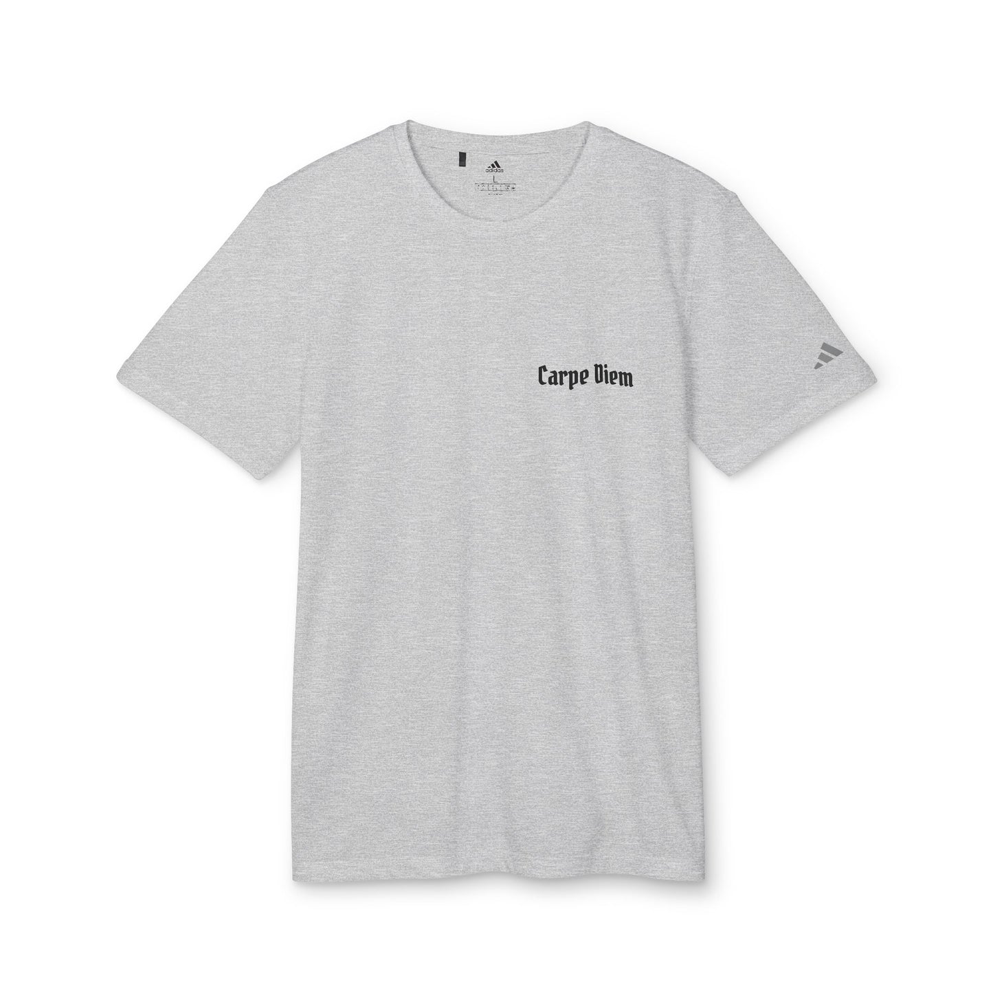 High Table Collective Adidas Athletic T-shirt with Latin Saying 'Carpe Diem'