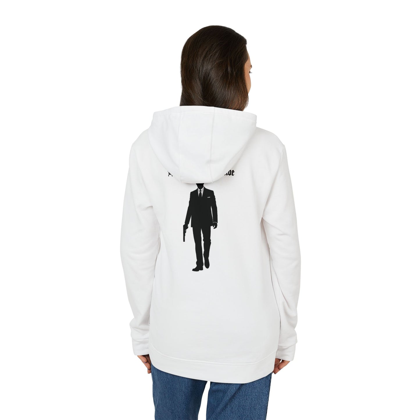 High Table Collective Adidas Fleece Hoodie Latin Saying 'Fortis Fortuna Adiuvat' Gym Motivation