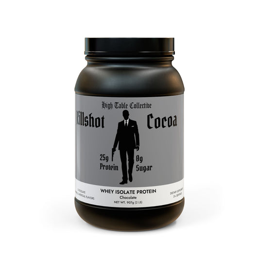 High Table Collective "Killshot Cocoa" Whey Isolate Protein Supplement (907g, 2lb)