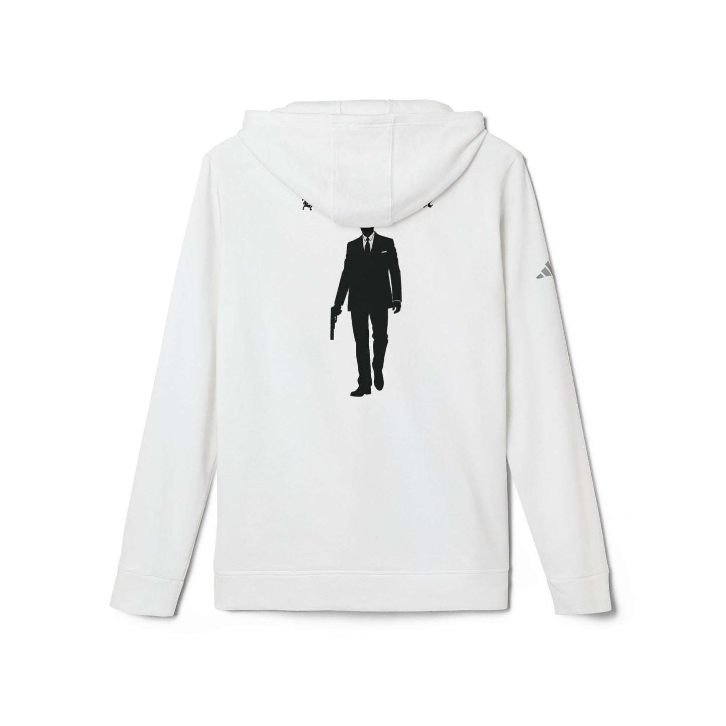 High Table Collective Adidas Fleece Hoodie Latin Saying 'Fortis Fortuna Adiuvat' Gym Motivation