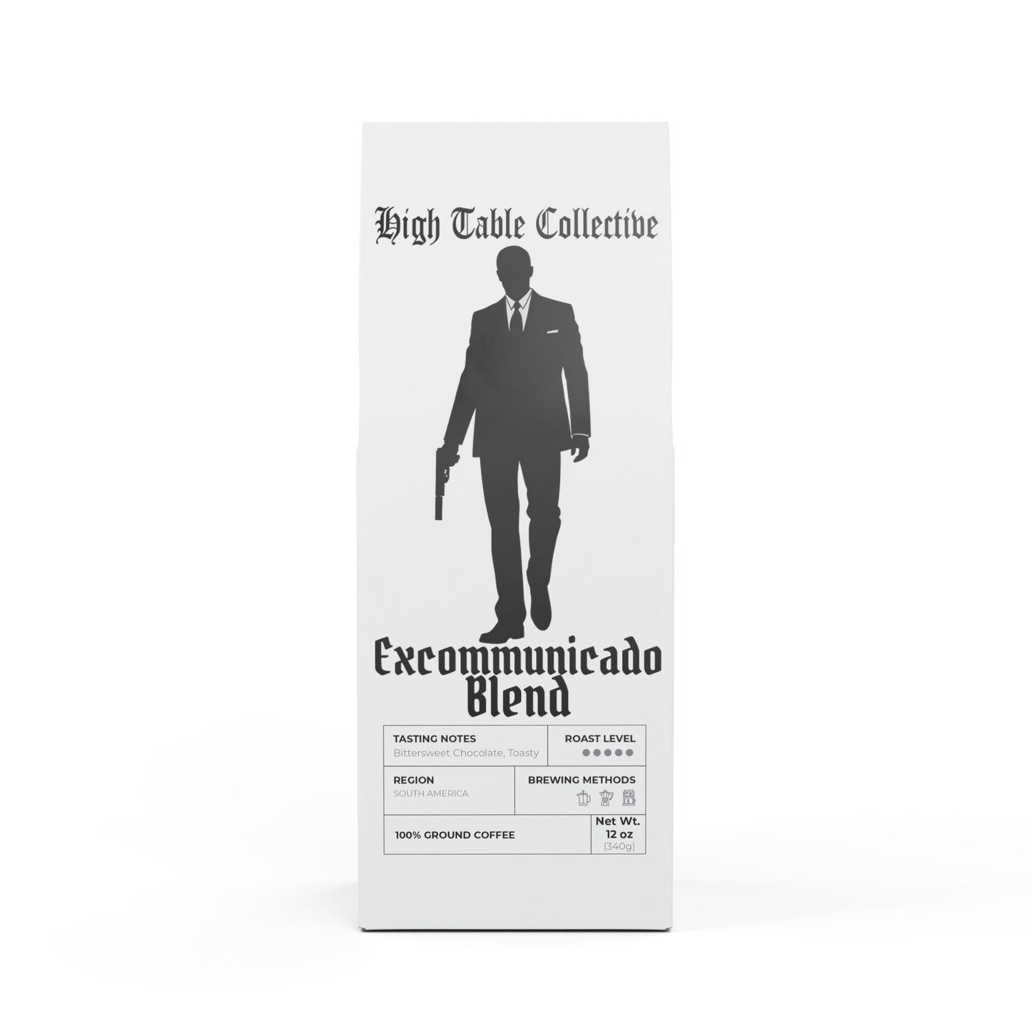 High Table Collective "Excummunicado Blend" Coffee Blend (Dark French Roast)