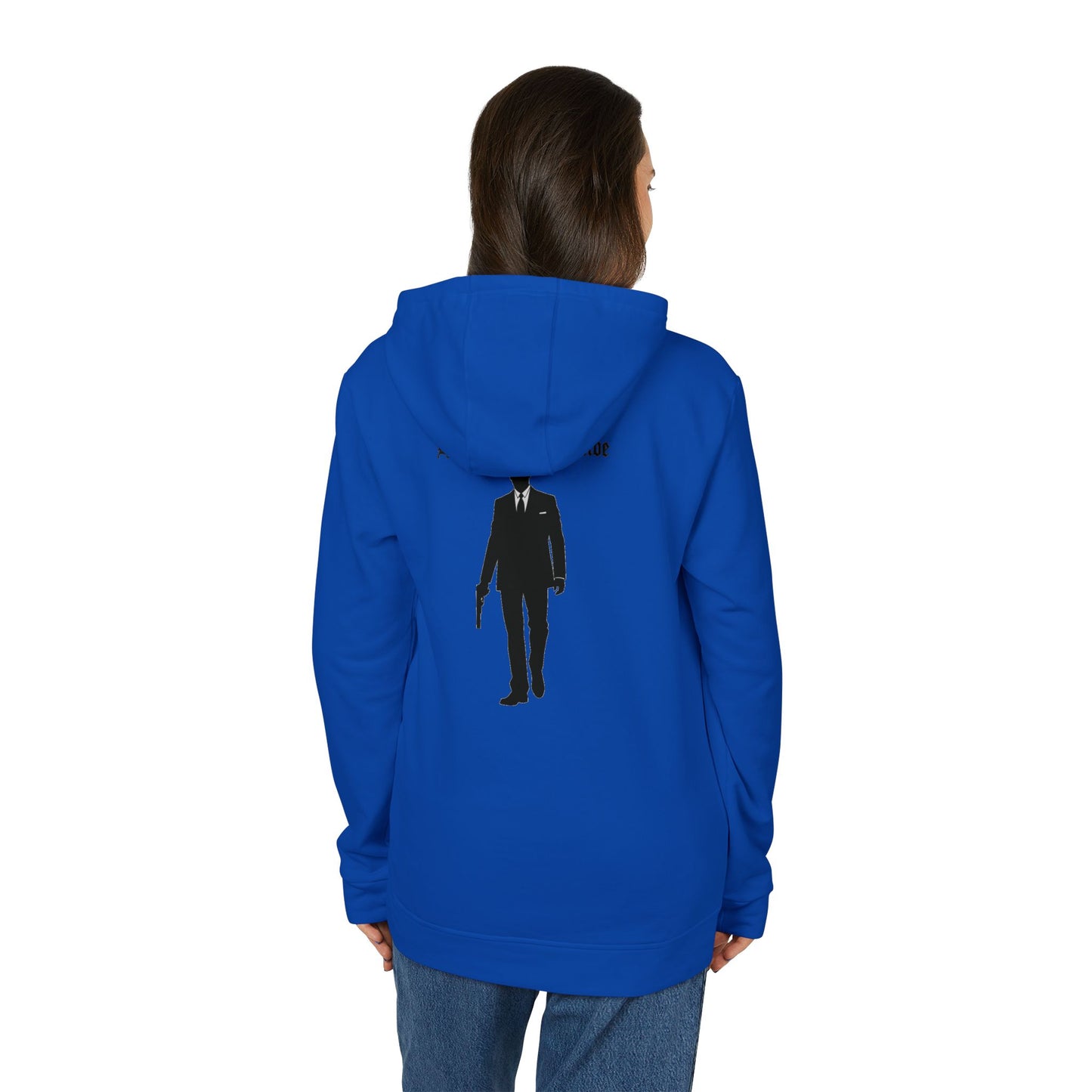 High Table Collective Adidas Fleece Hoodie Latin Saying 'Fortis Fortuna Adiuvat' Gym Motivation
