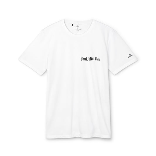 High Table Collective Adidas Athletic Sport T-shirt with Latin Saying 'Veni, Vidi, Vici'