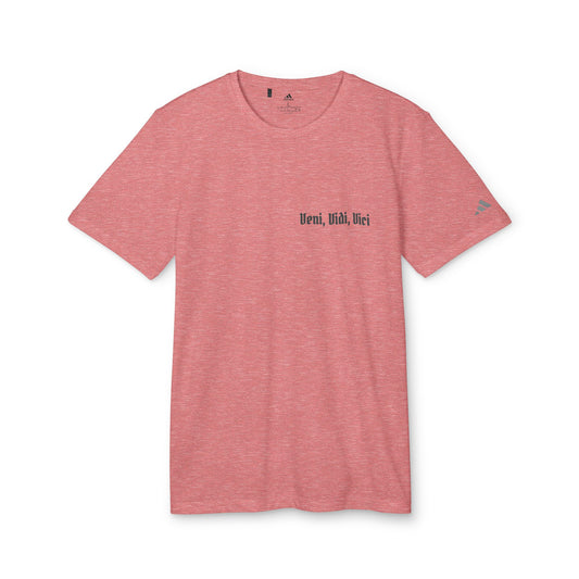 High Table Collective Adidas Athletic Sport T-shirt with Latin Saying 'Veni, Vidi, Vici'